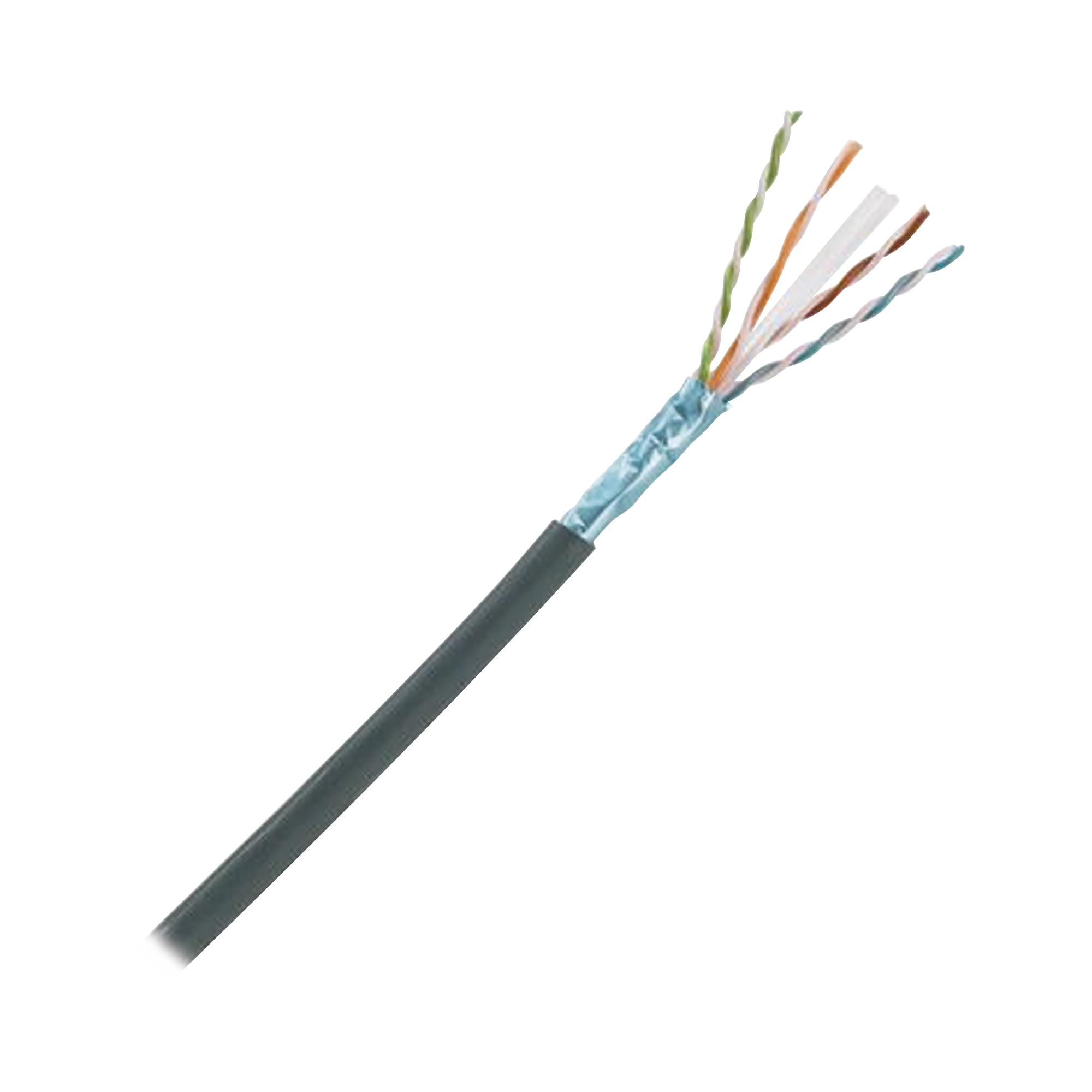 Bobina de Cable Planta Externa con Gel, de 4 pares, Cat6A, Blindado F/UTP, Color Negro, 305m Bobina de Cable Planta Externa con Gel, de 4 pares, Cat6A, Blindado F/UTP, Color Negro, 305m
